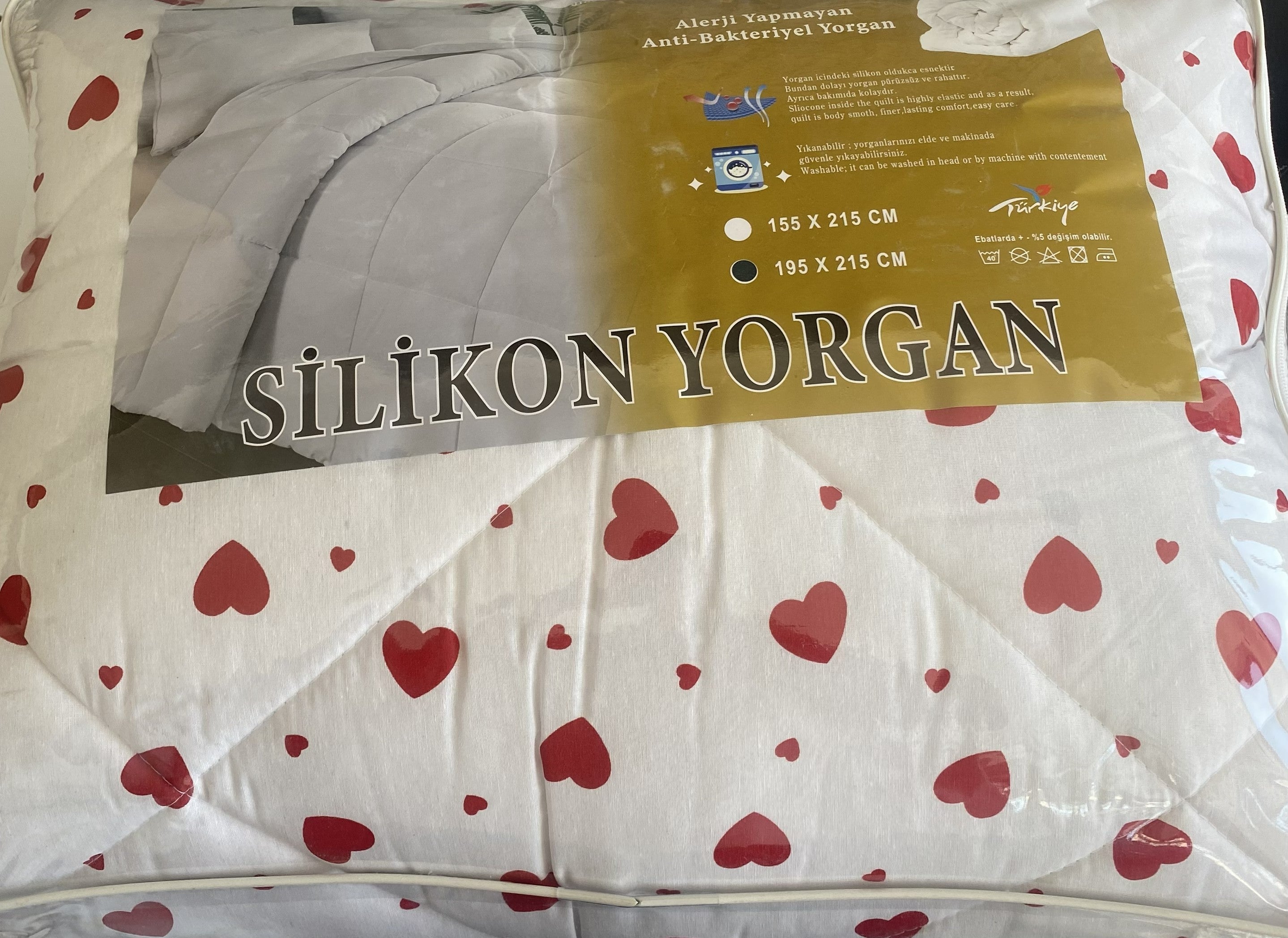 silikon yorgan